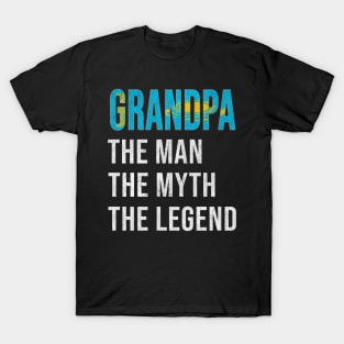 Grand Father Kazakhstani Grandpa The Man The Myth The Legend - Gift for Kazakhstani Dad With Roots From  Kazakhstan T-Shirt